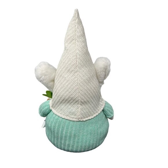 Cottontail Lane Easter Bunny Gnome Chubby Carrot Plush Decor 12in Spring Rabbit - Picture 4 of 9